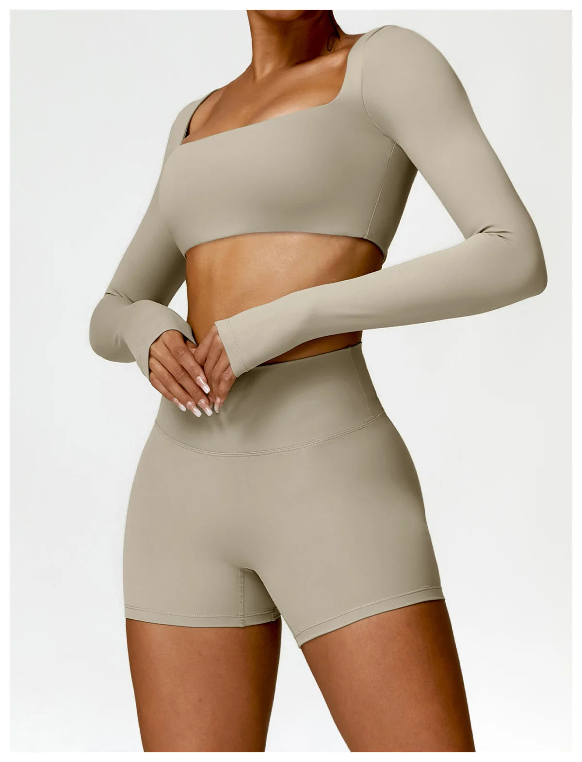 Women Yoga Tracksuit Set Long Sleeve