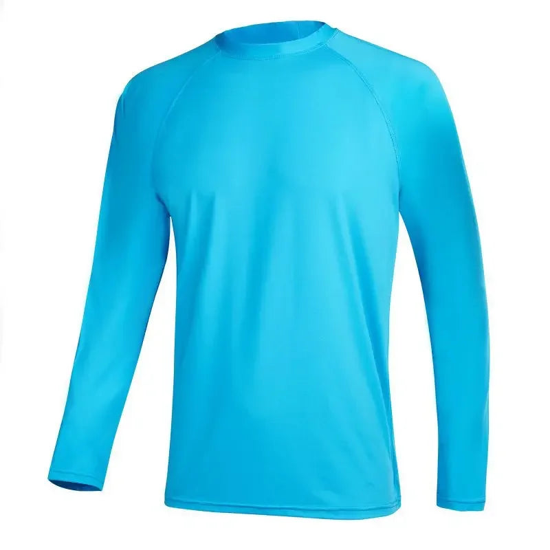 Men Rash Guard Shirt Long Sleeve