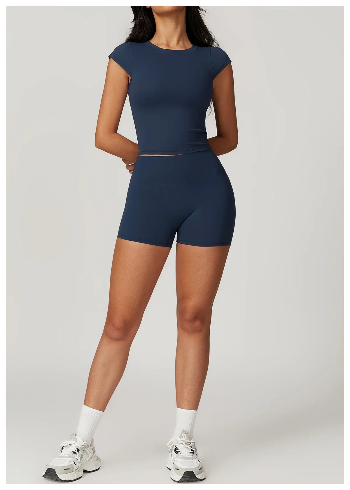 Women Yoga Set Leggings Skirt