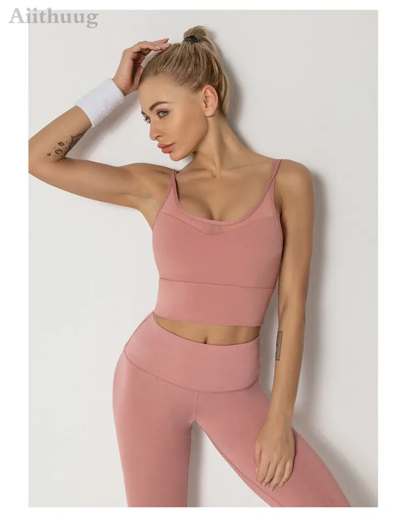 Women Sports Bra Yoga Crop Tank