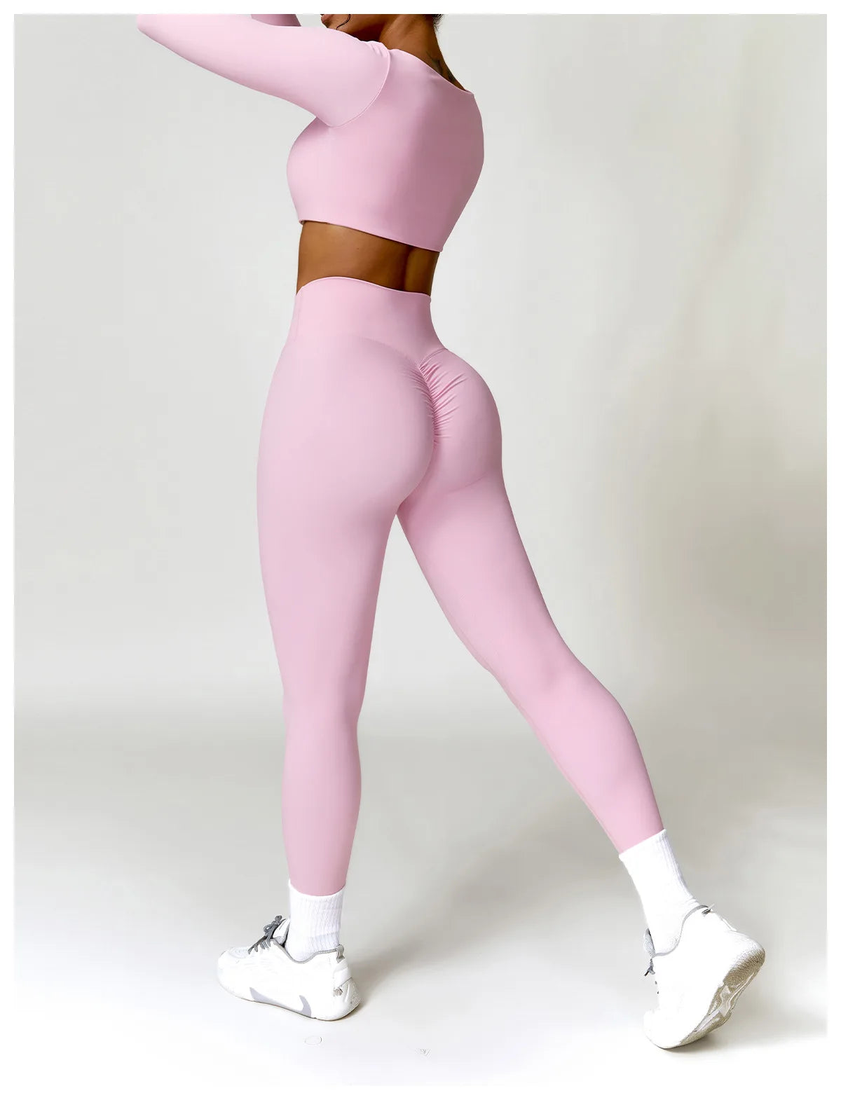 Women Yoga Tracksuit Set Long Sleeve