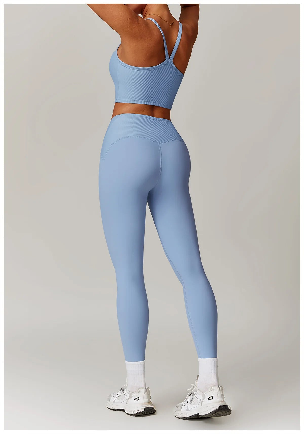Women Yoga Set Jacket Bra Leggings