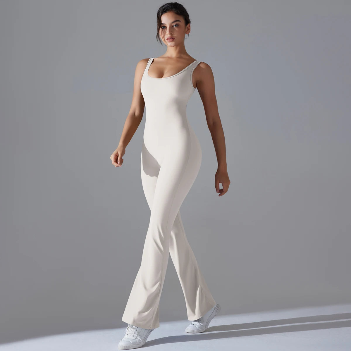 Women Jumpsuit Backless Fitness Suit
