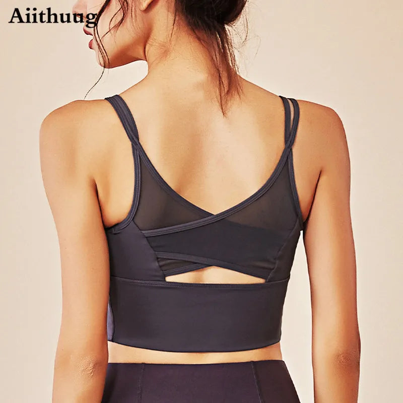 Women Sports Bra Yoga Crop Tank