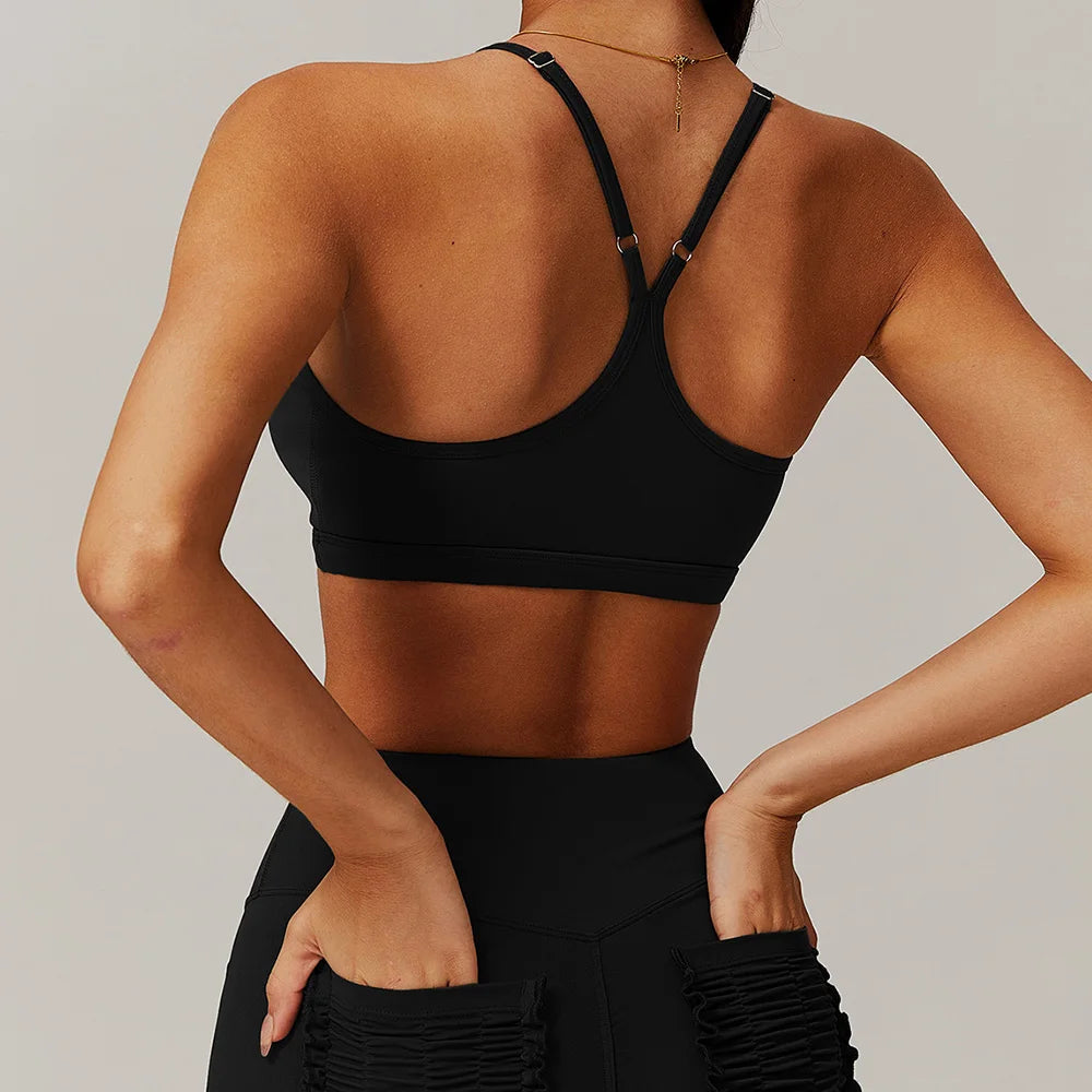 Women Sports Bra Push Up High Strength