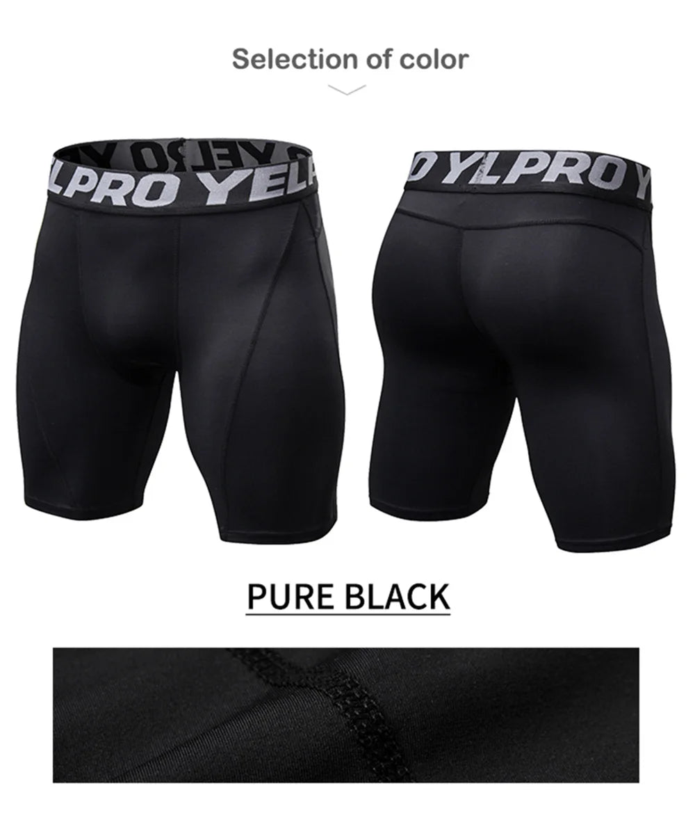 Men Compression Shorts Training Gym