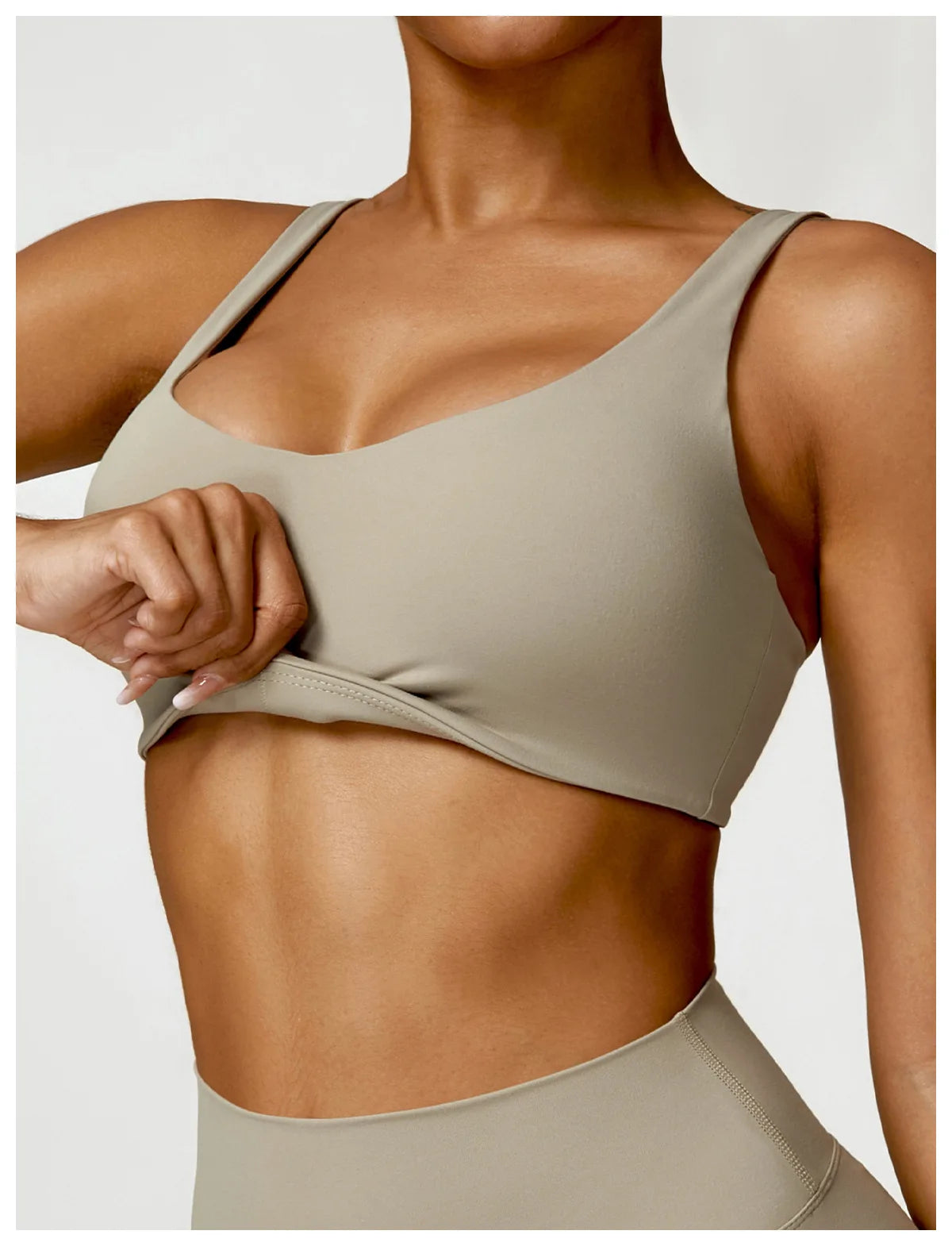Women Yoga Set Long Sleeve Bra Leggings