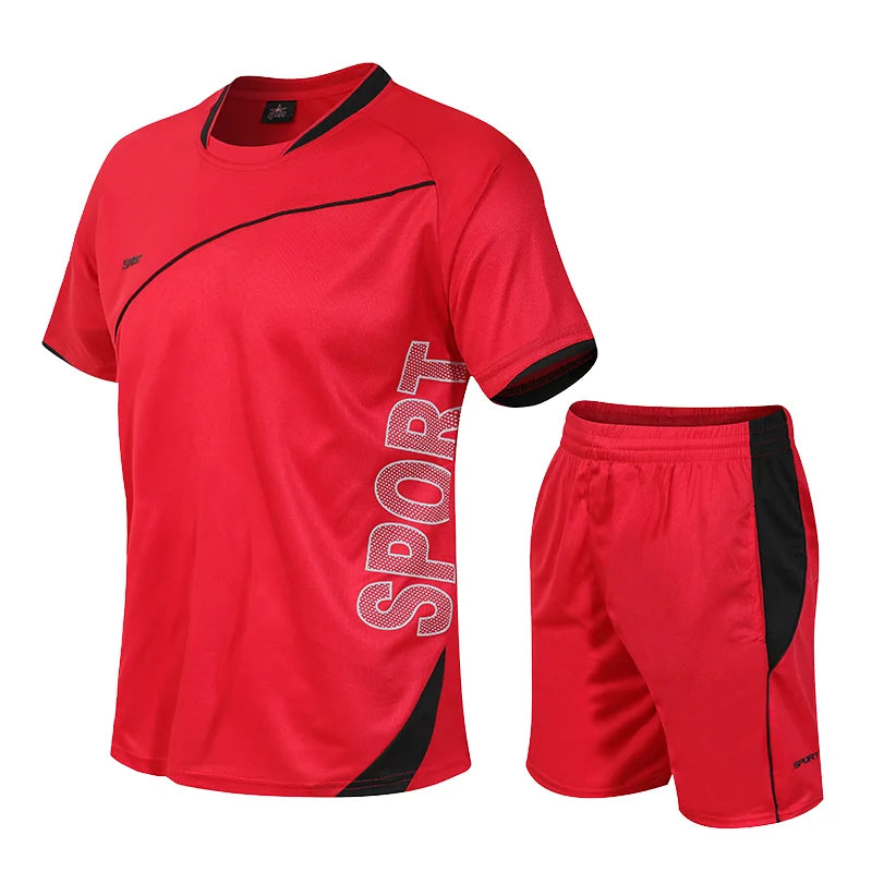 Men Tracksuit Two Piece Set
