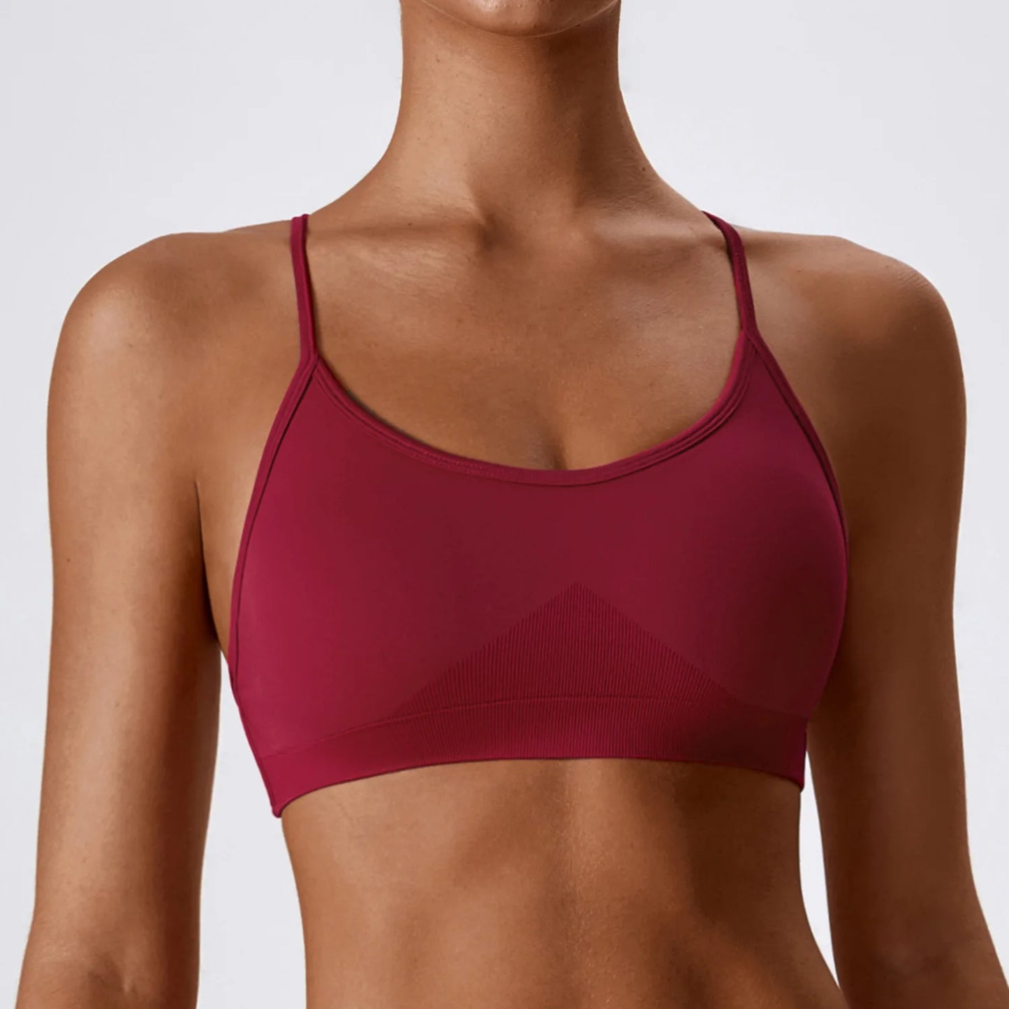 Women Sports Bra Cross Strap