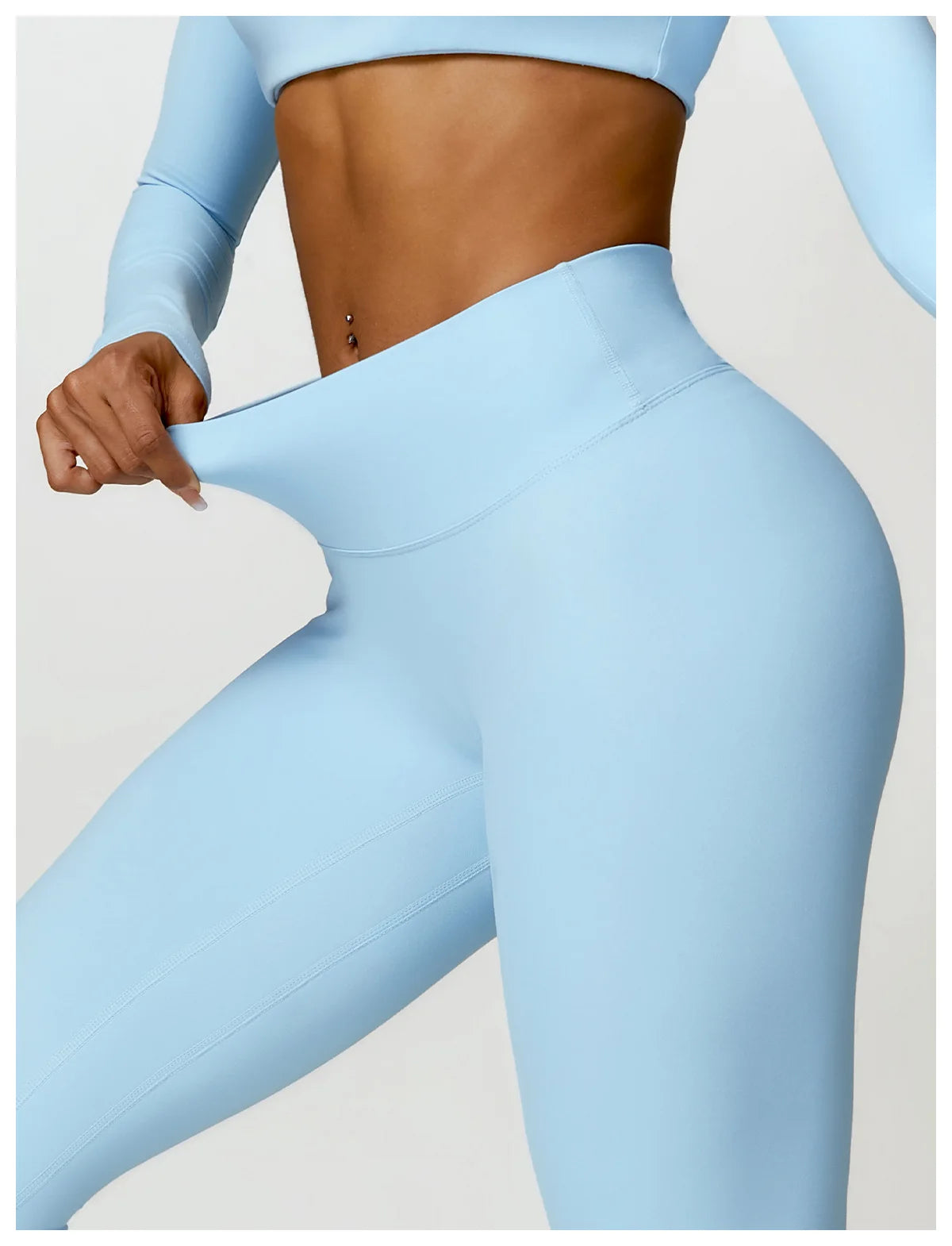 Women Yoga Tracksuit Set Long Sleeve