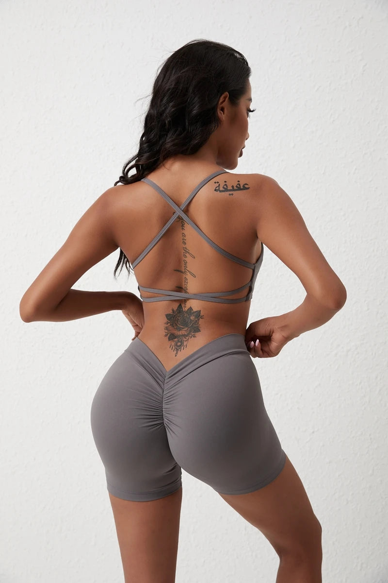 Women Yoga Bra Crop Tank