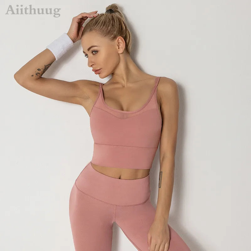 Women Sports Bra Yoga Crop Tank