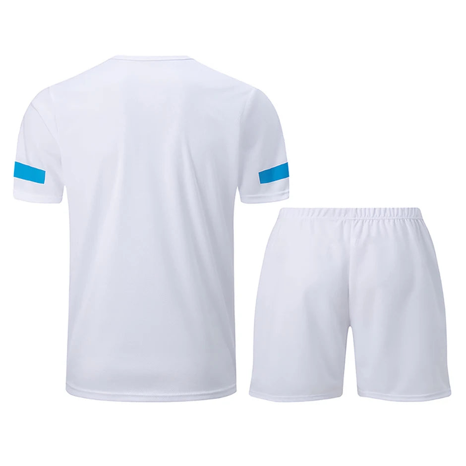 Men Sports Set Mesh Shirt Shorts
