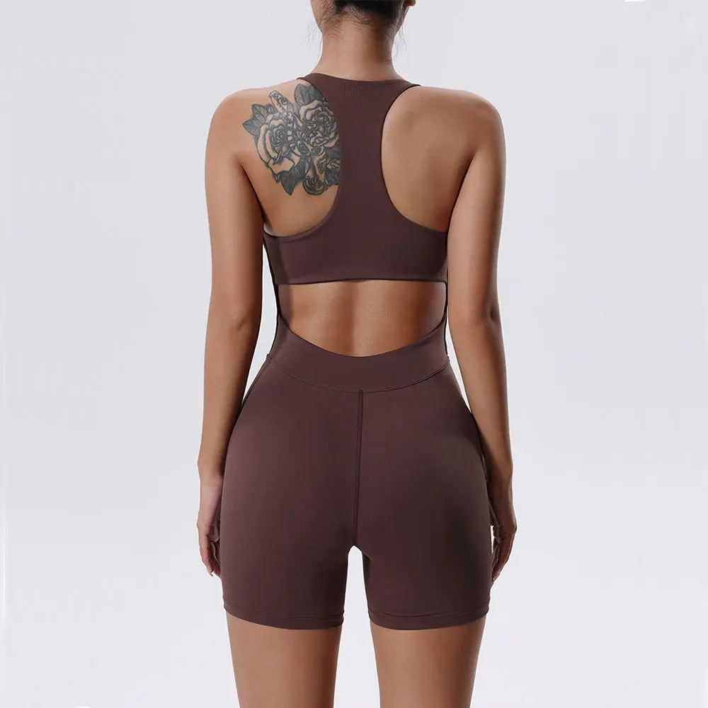 Women Jumpsuit Tracksuit Gym Set
