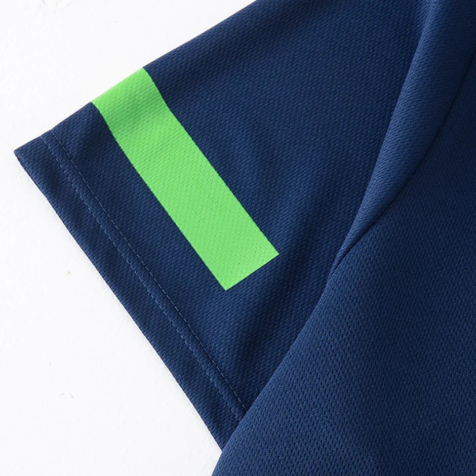 Men Sports Set Mesh Shirt Shorts