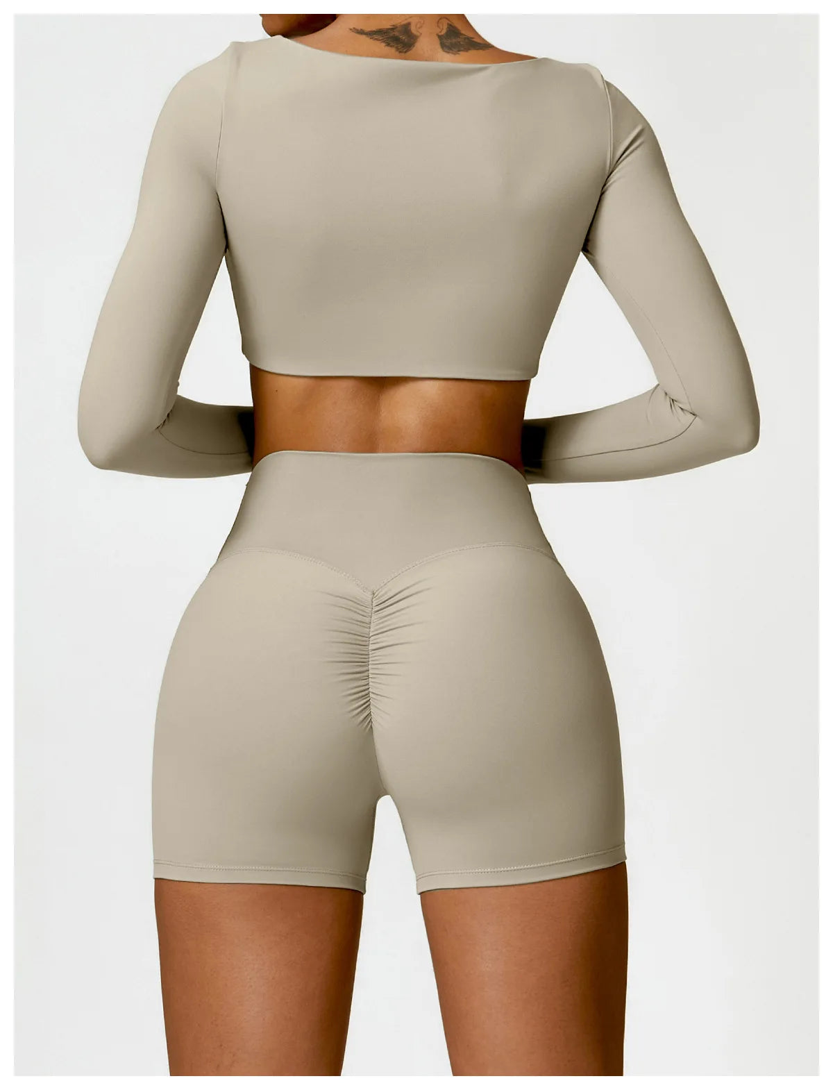 Women Yoga Tracksuit Set Long Sleeve