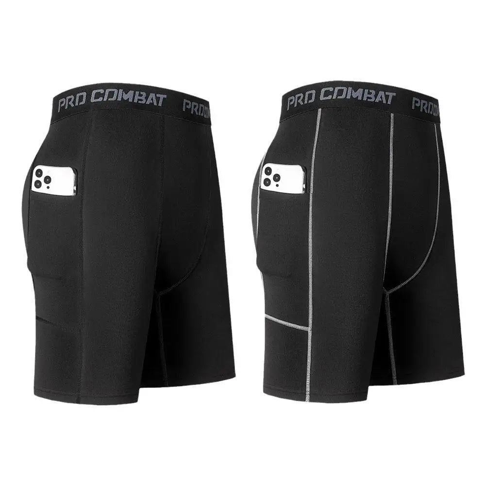 Men Compression Shorts Gym Training