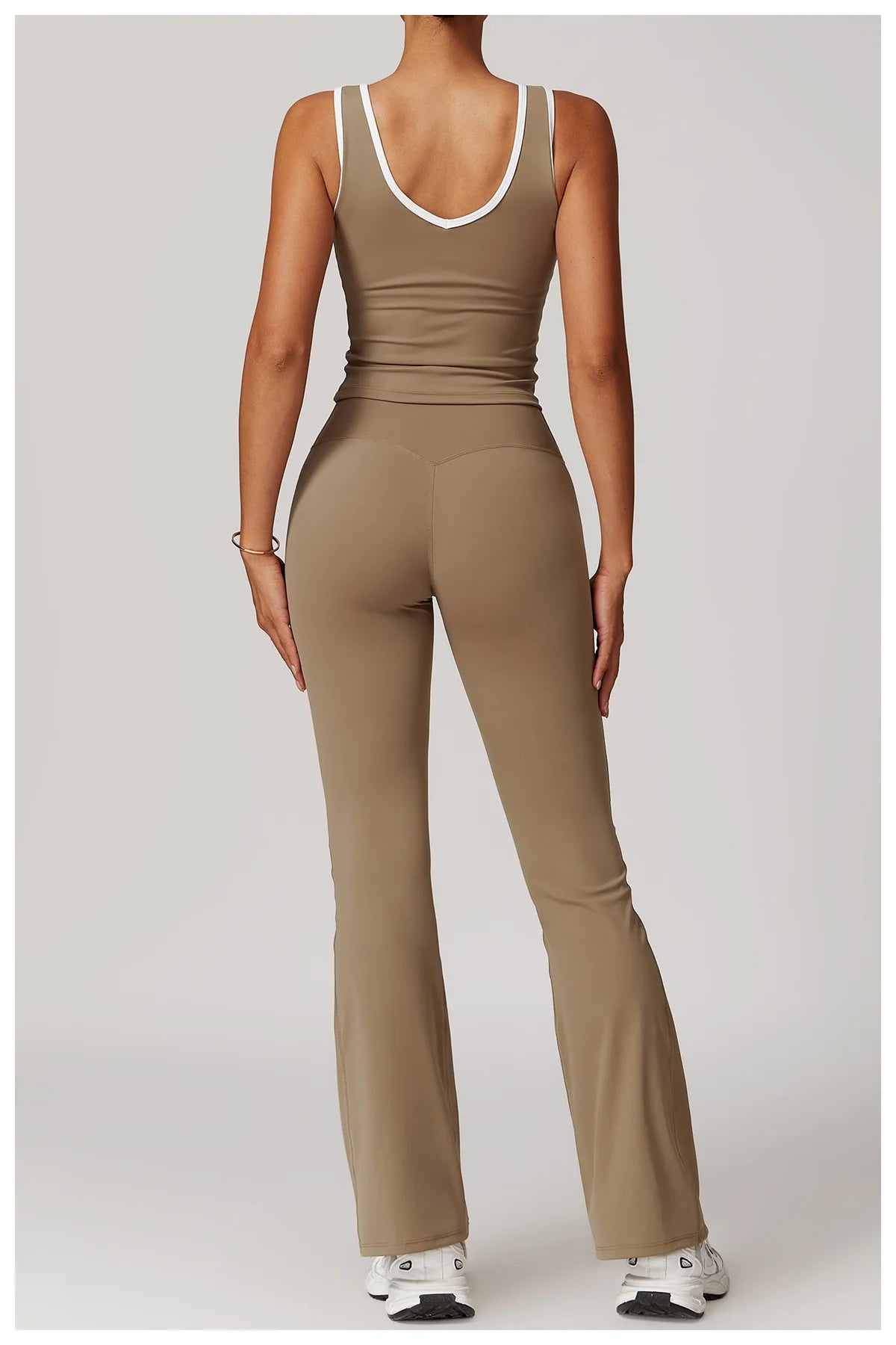 Women Yoga Set Tracksuit Vest Leggings