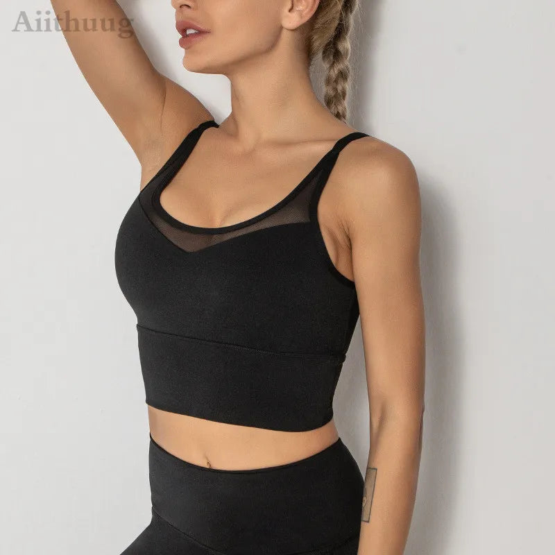 Women Sports Bra Yoga Crop Tank