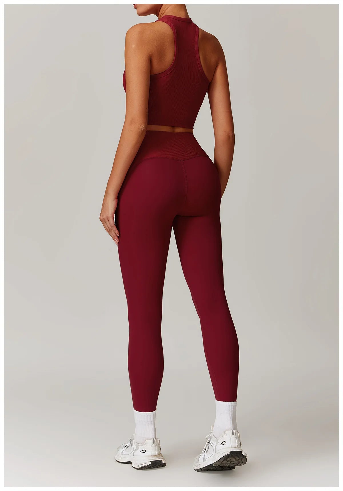 Women Yoga Set Jacket Bra Leggings