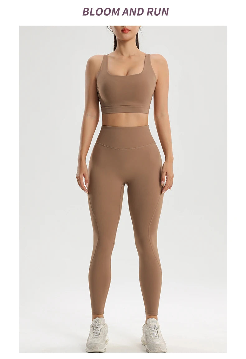 Women Yoga Set Bra Pants
