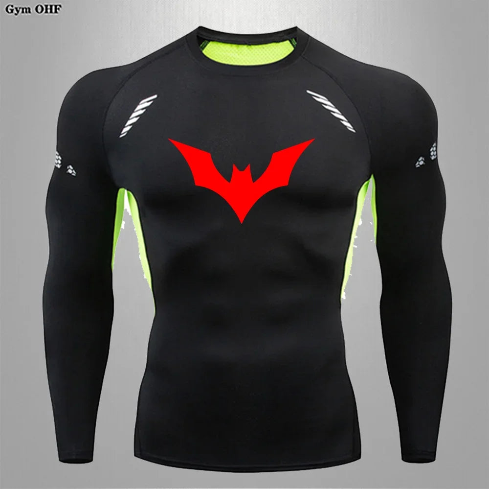 Men Compression T Shirt Short Sleeve