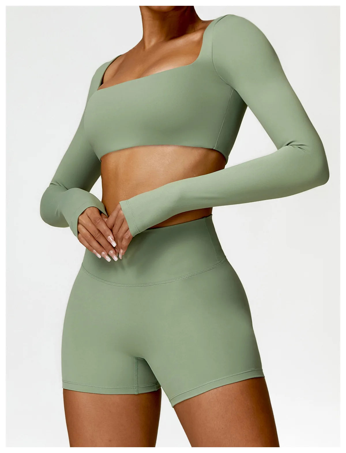 Women Yoga Tracksuit Set Long Sleeve