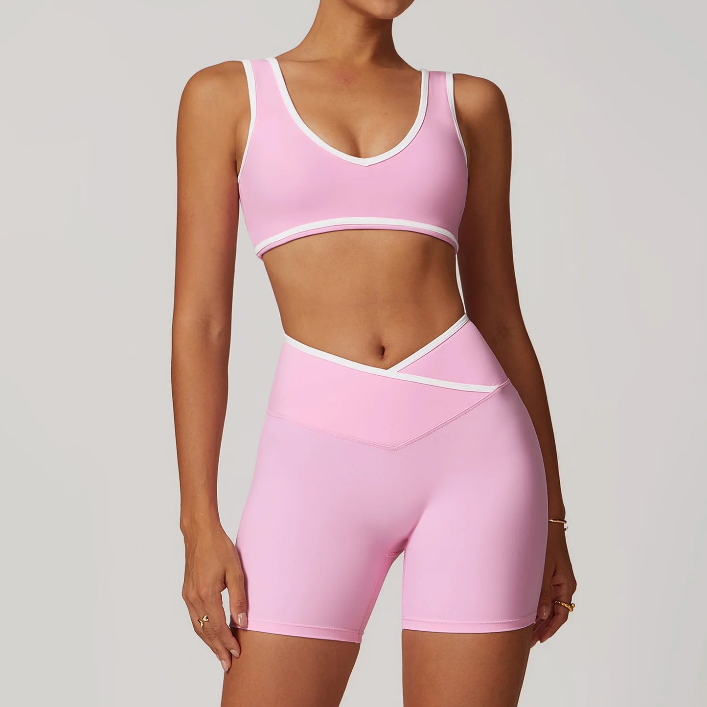 Women Yoga Set Tracksuit Vest Leggings