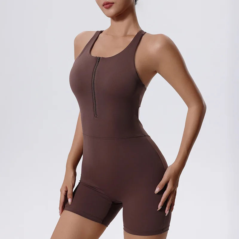 Women Jumpsuit Tracksuit Gym Set