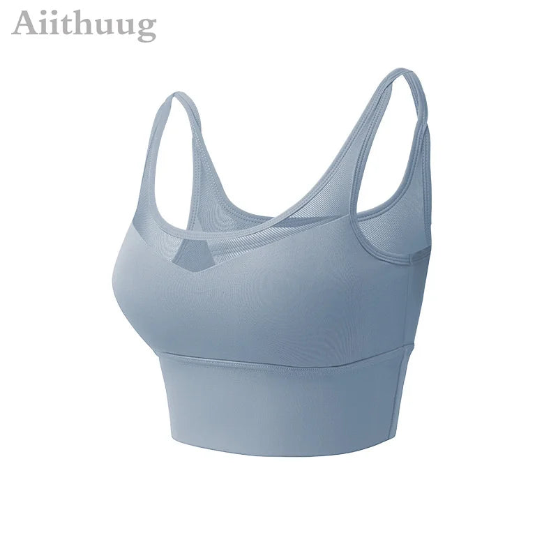 Women Sports Bra Longline Padded