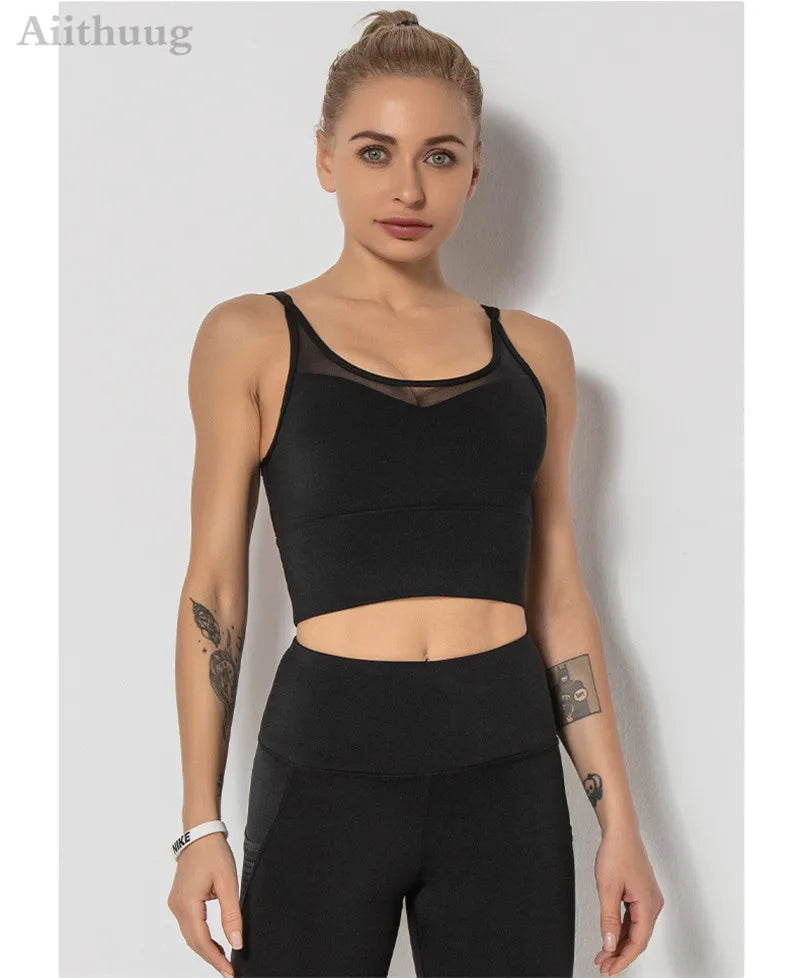 Women Sports Bra Yoga Crop Tank