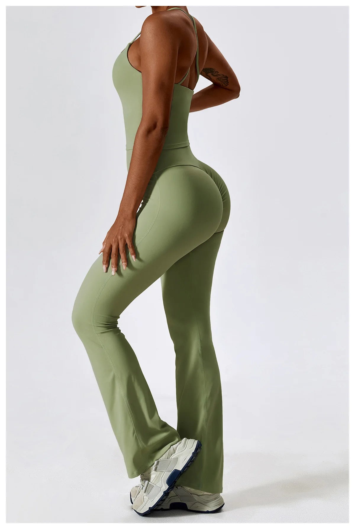 Women Tracksuit Yoga Set Crop Leggings