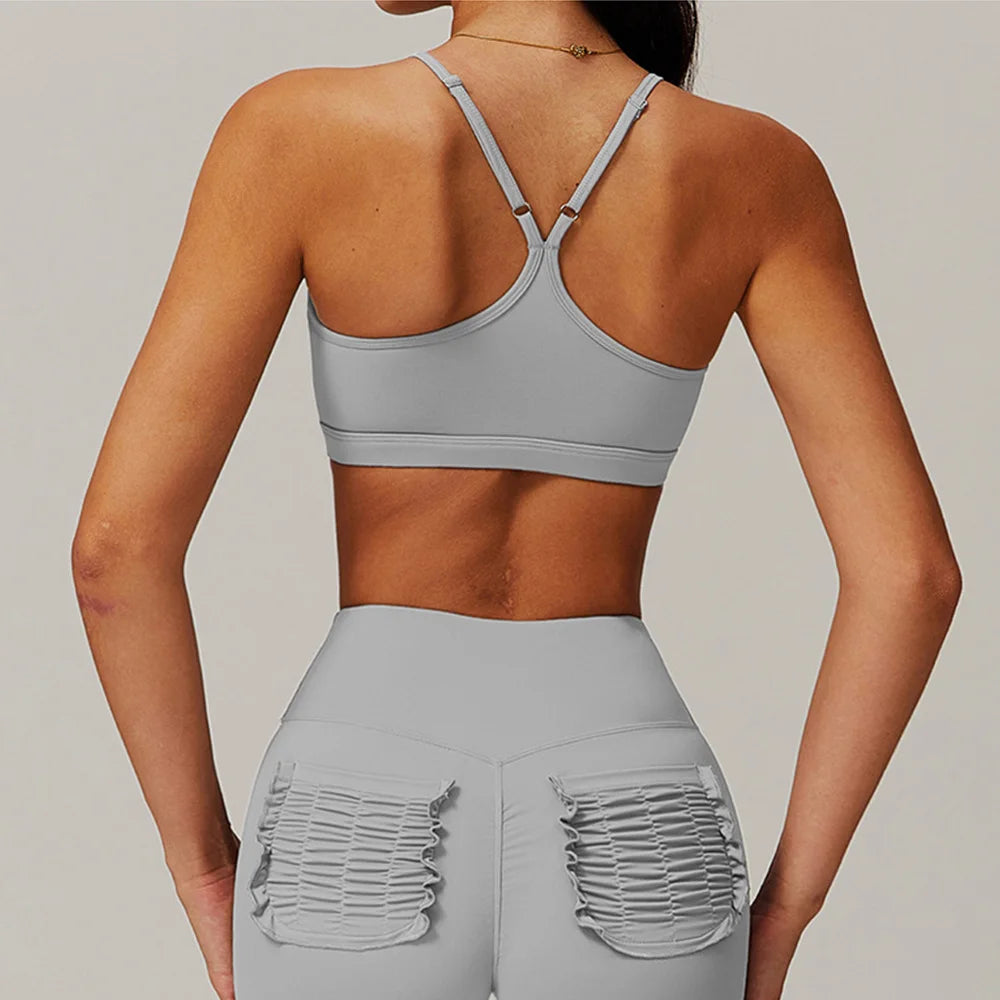 Women Sports Bra Push Up High Strength