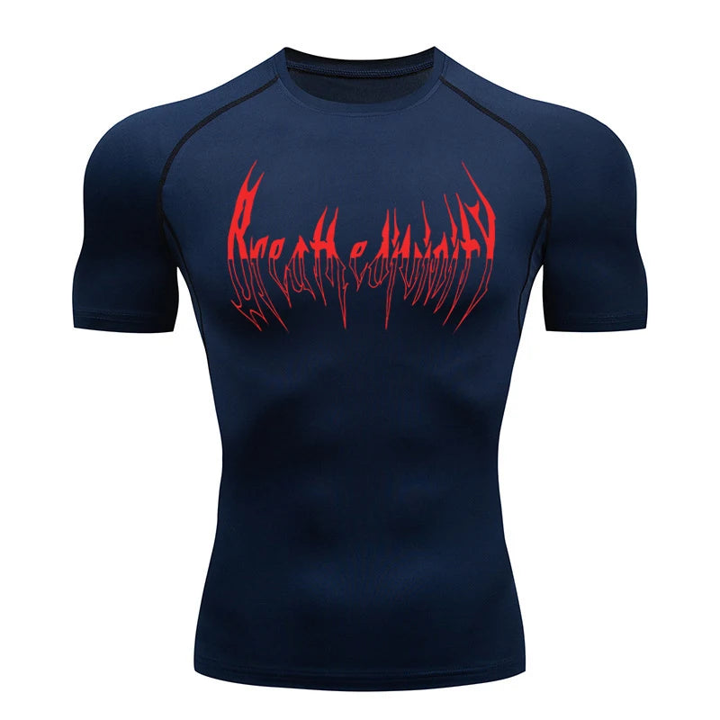 Men Compression Shirt Black Long Sleeve