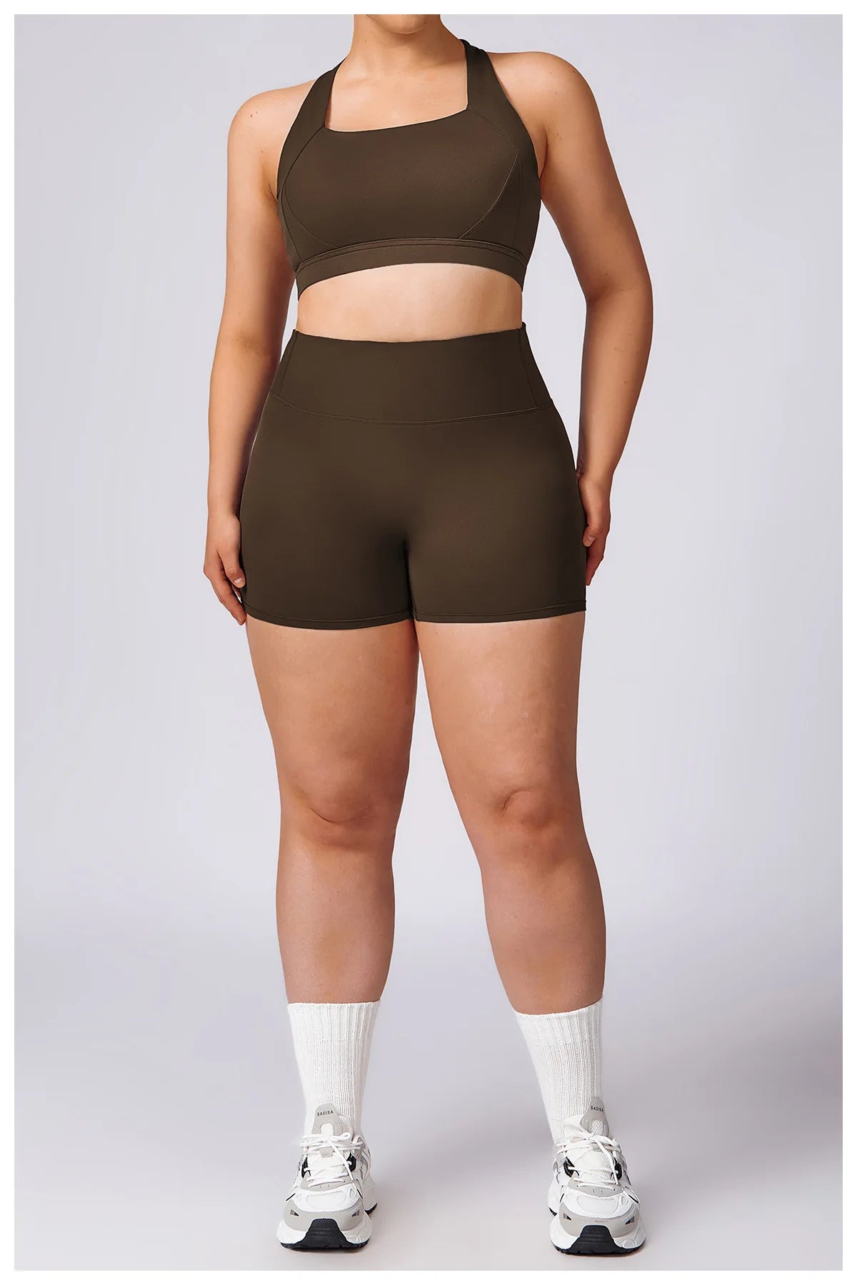 Women Yoga Set Plus Size Two Piece