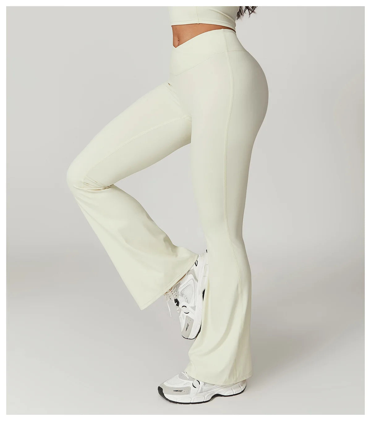 Women Leggings High Waist Flared Pants