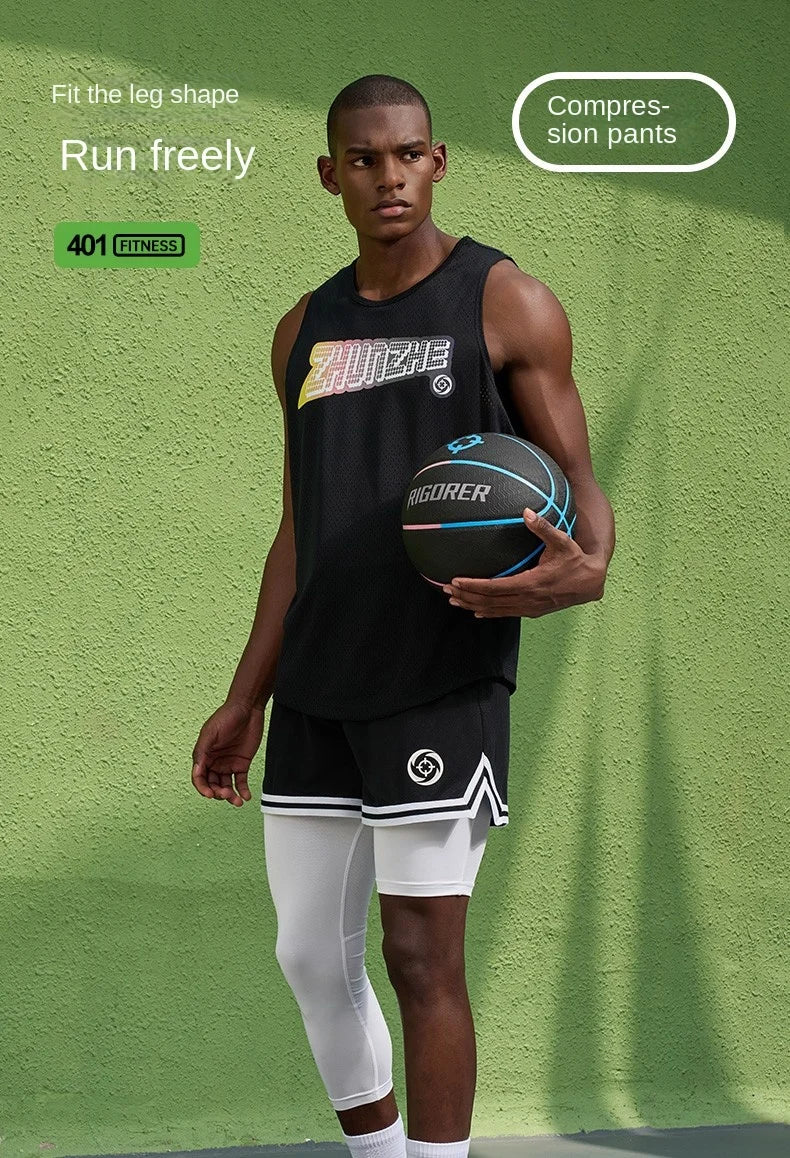 Men Compression Pants Basketball Training