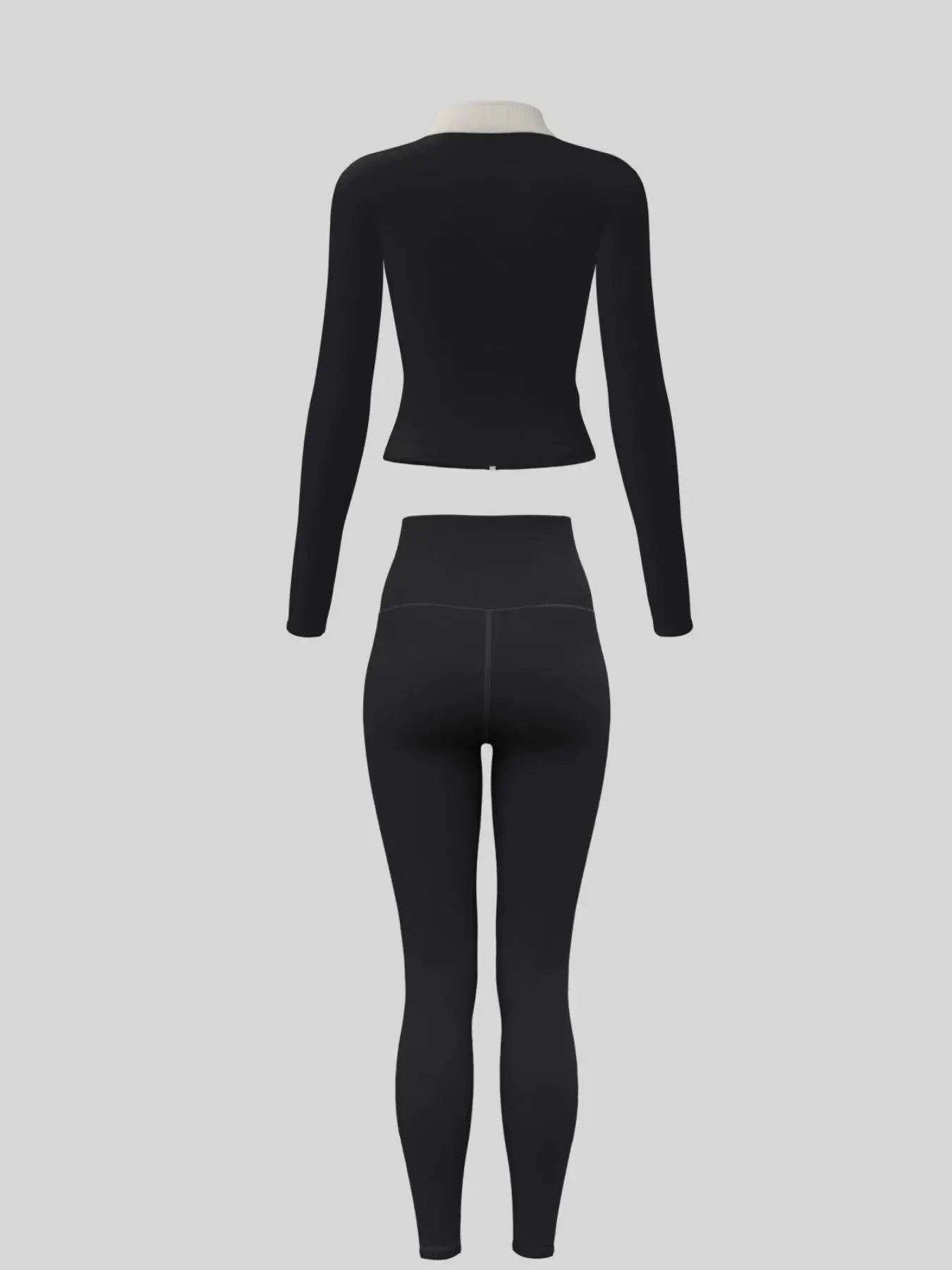 Women Tracksuit Zip Jacket Leggings Set