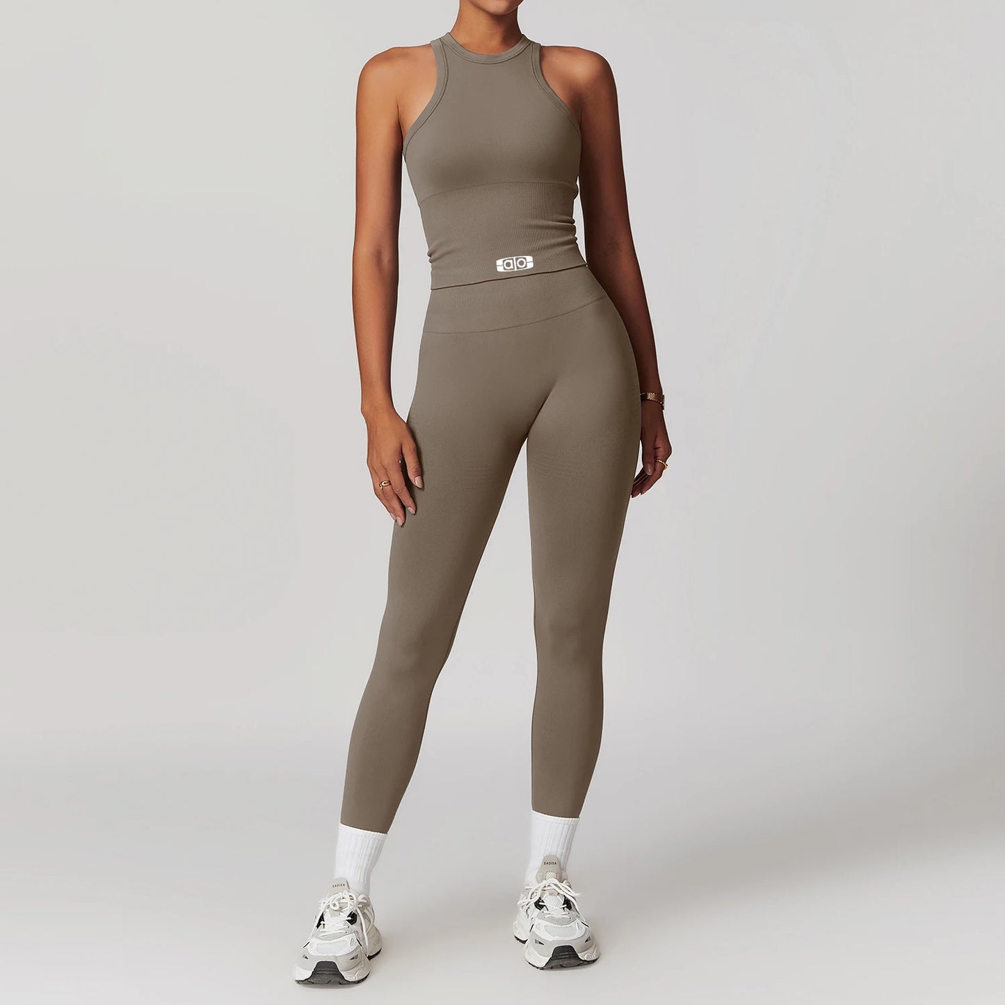 Women Yoga Set Seamless Backless