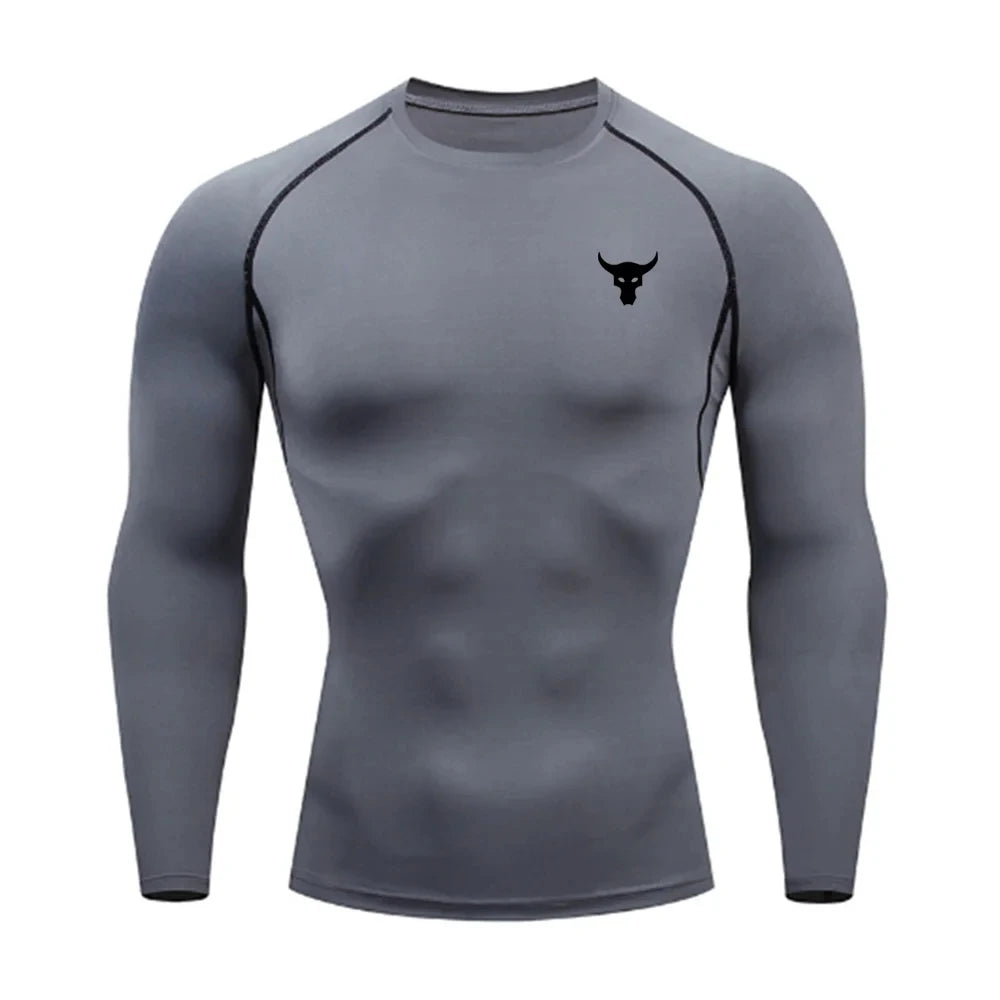 Men Compression Shirt Long Sleeve