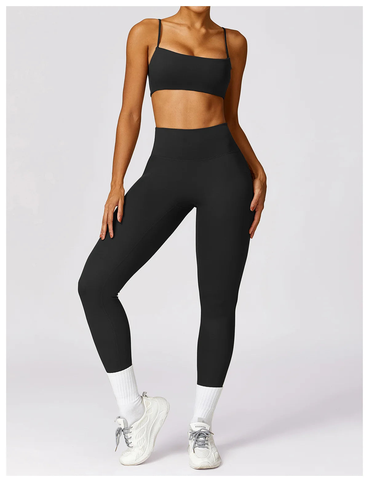 Women Yoga Set Beauty Back Bra Leggings