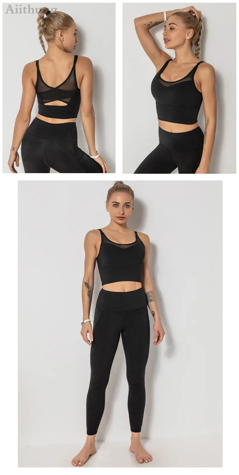 Women Sports Bra Yoga Crop Tank