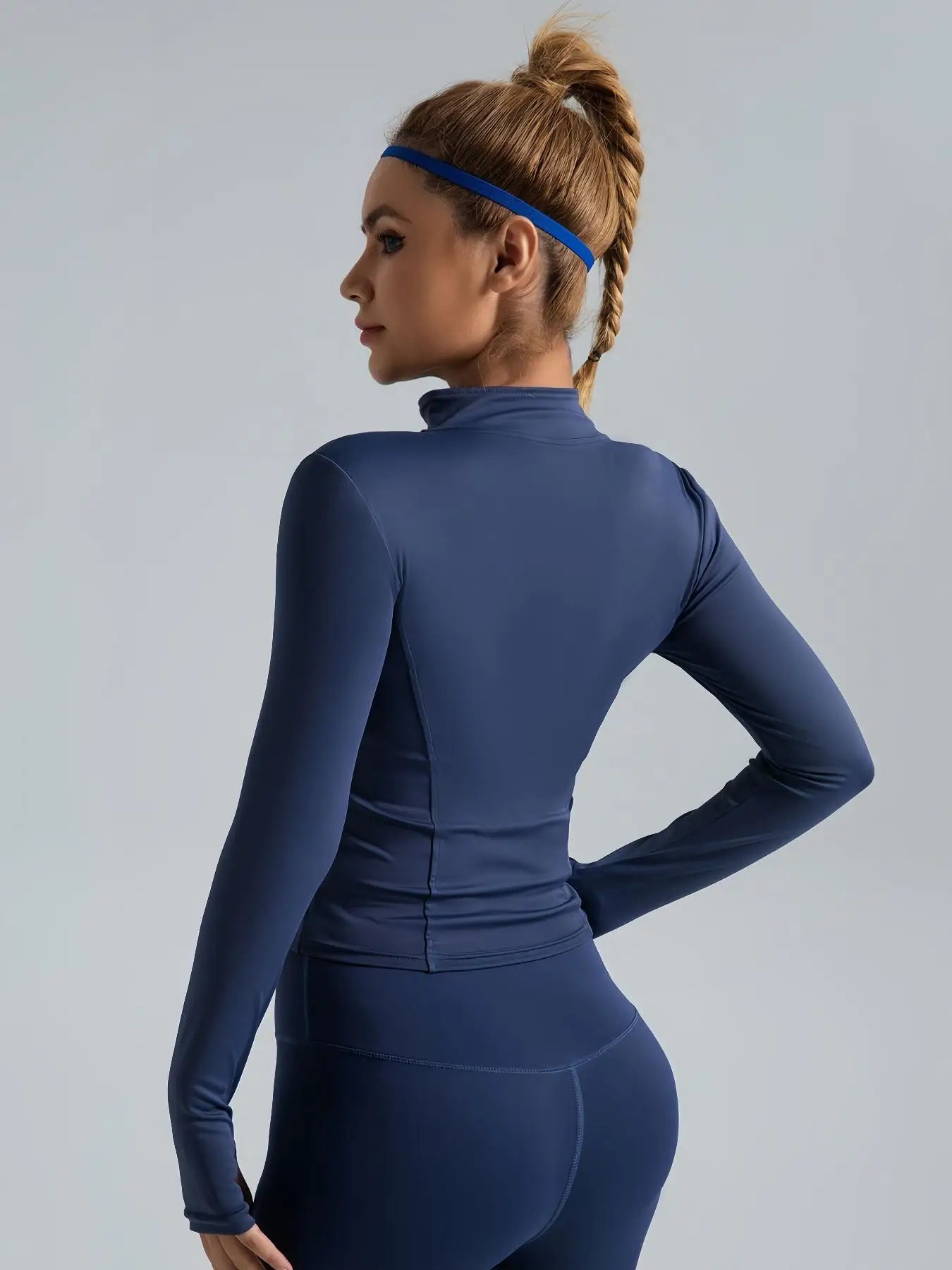 Women Tracksuit Zip Jacket Leggings Set
