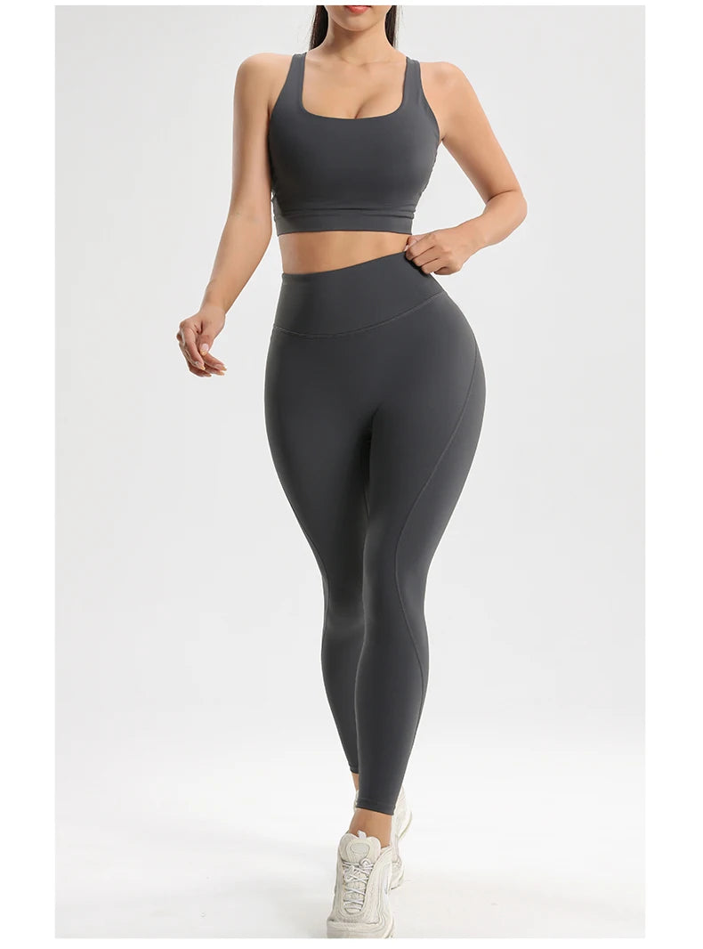Women Yoga Set Bra Pants