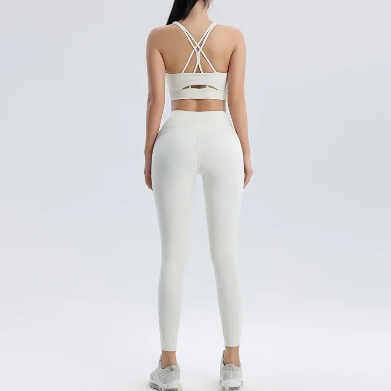Women Yoga Set Bra Pants