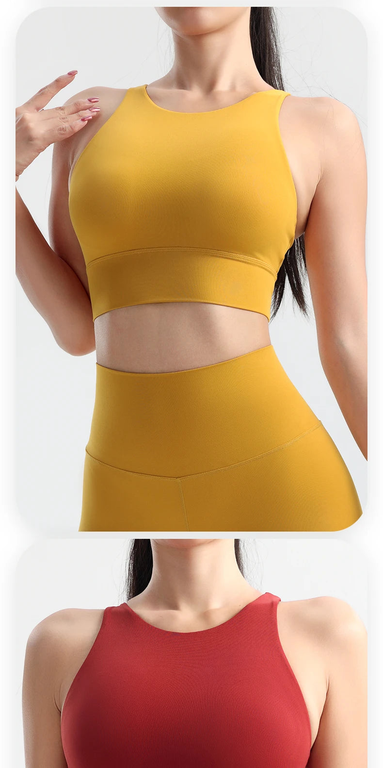 Women Sports Bra High Impact Shockproof