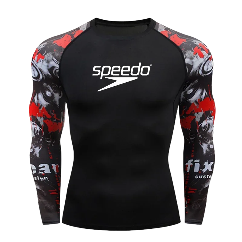 Men Compression Shirt Rashguard