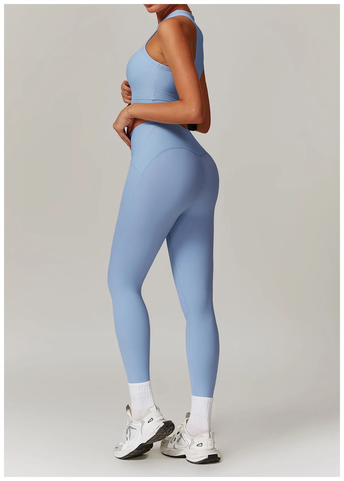 Women Yoga Set Jacket Bra Leggings