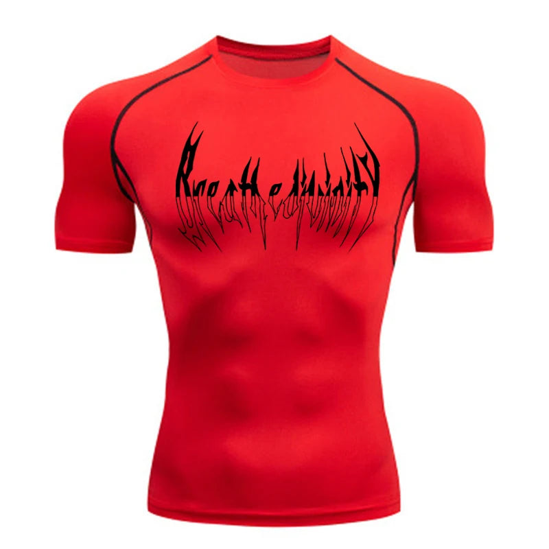 Men Compression Shirt Black Long Sleeve