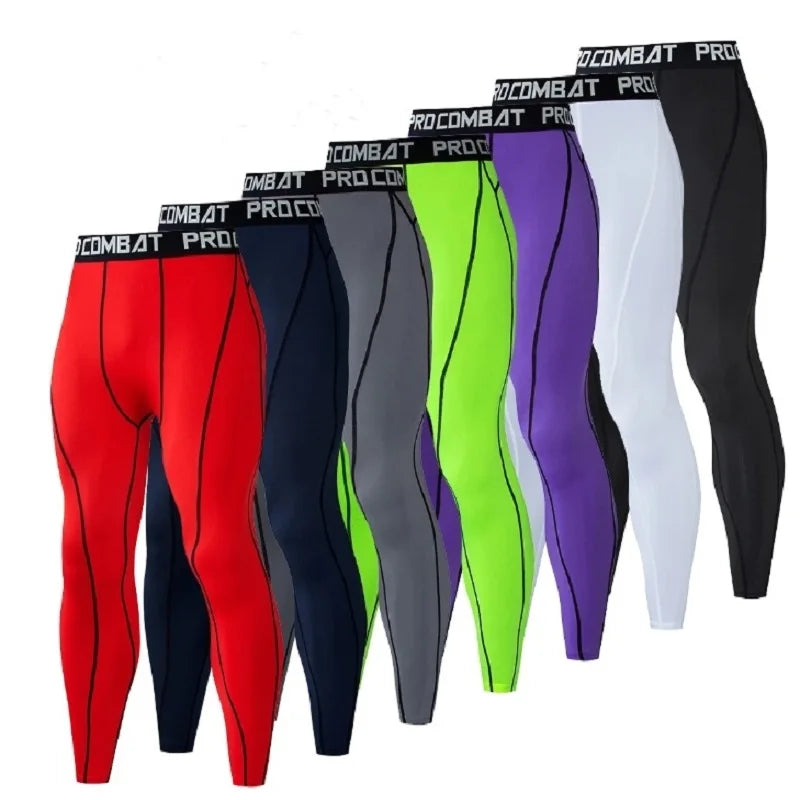 Men Compression Pants Gym Tights